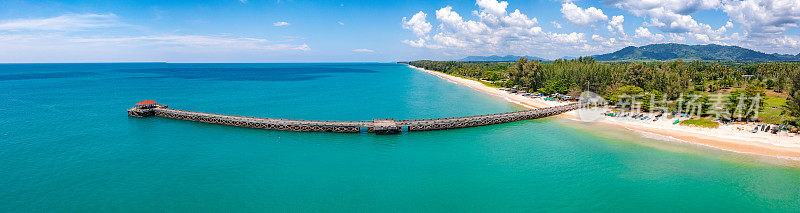 泰国，蓬加省，Natai海滩在Khao Lak